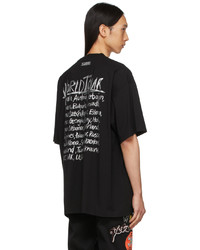 Vetements Black World Tour T Shirt