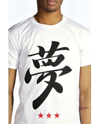 Boohoo Japanese Print T Shirt