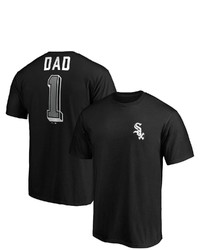 FANATICS Branded Black Chicago White Sox Number One Dad Team T Shirt