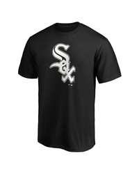 FANATICS Branded Black Chicago White Sox Official Logo T Shirt