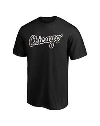 FANATICS Branded Black Chicago White Sox Official Wordmark T Shirt