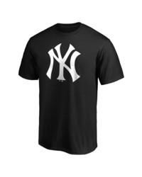 FANATICS Branded Black New York Yankees Official Logo T Shirt