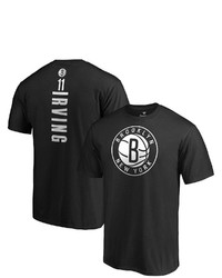 FANATICS Branded Kyrie Irving Black Brooklyn Nets Playmaker Name Number T Shirt