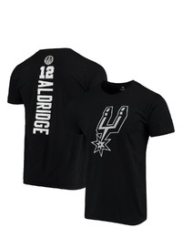 FANATICS Branded Lamarcus Aldridge Black San Antonio Spurs Team Playmaker Name Number T Shirt