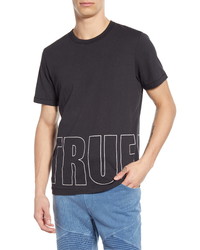 True Religion Brand Jeans Brick Logo Graphic T Shirt