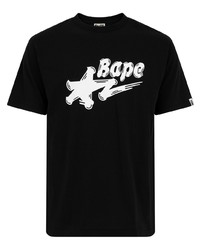 A Bathing Ape Brush Print T Shirt