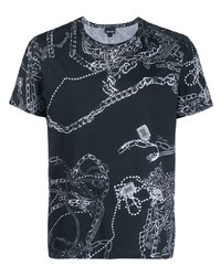 Just Cavalli Chain Print T Shirt