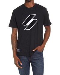 Superdry Code Flocked Logo Cotton Graphic Tee