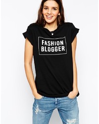 Asos Collection T Shirt With Fashion Blogger Print