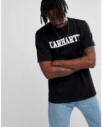 Carhartt WIP College T Shirt In Black