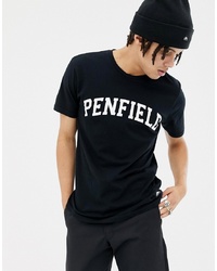 Penfield Collegiate Logo T Shirt In Black