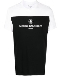 Moose Knuckles Colour Block Short Sleeve T Shirt