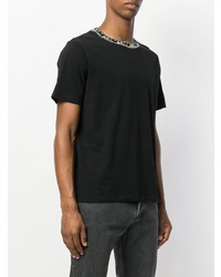 Saint Laurent Contrast Collar T Shirt