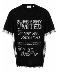 Burberry Coordinates Lace Layered T Shirt