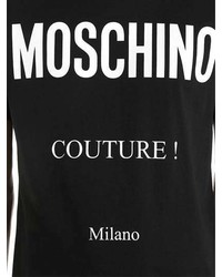 Moschino Couture Printed Cotton Jersey T Shirt