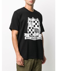 White Mountaineering Crest Print T Shirt