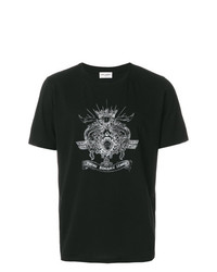 Saint Laurent Crest Print T Shirt