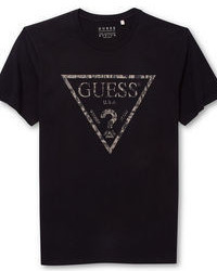 GUESS Crew Neck Logo T Shirt