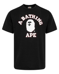 A Bathing Ape Crystal Stone College T Shirt