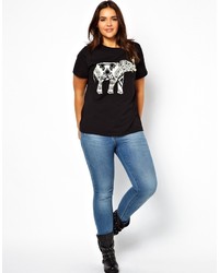 Asos Curve T Shirt With Elephant Print