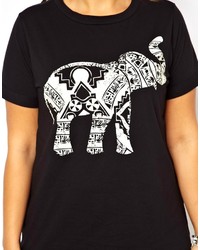 Asos Curve T Shirt With Elephant Print