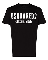 DSQUARED2 D2 Logo Cool Ss Tee Blk