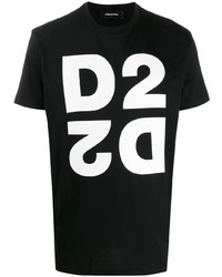 DSQUARED2 D2 Logo Print T Shirt