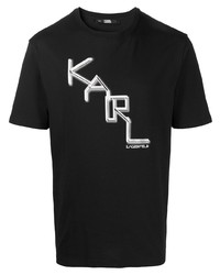 Karl Lagerfeld Diagonal Logo T Shirt