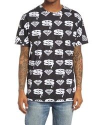 Icecream Diamonds Dollars Graphic Tee