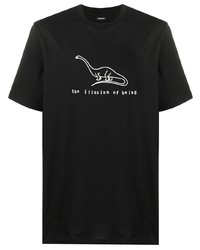 Diesel Dinosaur Embroidery T Shirt
