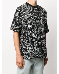 Marcelo Burlon County of Milan Doodle Print T Shirt