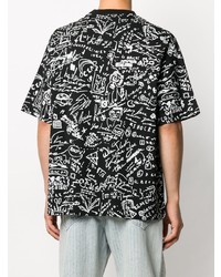 Marcelo Burlon County of Milan Doodle Print T Shirt