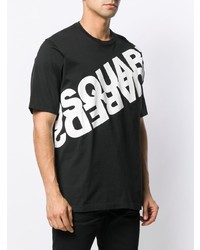 DSQUARED2 Double Logo Printed T Shirt