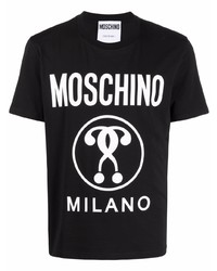 Moschino Double Question Mark Print T Shirt