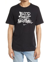 Nike Dri Fit Blood Sweat Basketball Graphic Tee In Black At Nordstrom