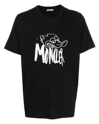 Moncler Duck Print Short Sleeve T Shirt