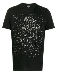 Just Cavalli Embellished Tiger T Shirt