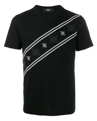 Fendi Embroidered Karligraphy T Shirt