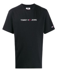Tommy Jeans Embroidered Logo Crew Neck T Shirt