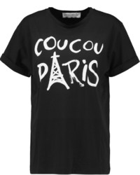 Etre Cecile Paris Printed Cotton Jersey T Shirt