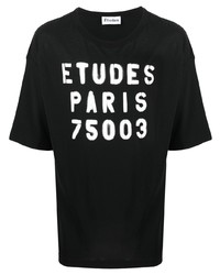 Études Etudes Oversized Logo Print T Shirt