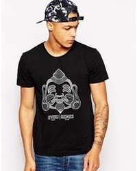 Evisu T Shirt Wire Godhead Print Black
