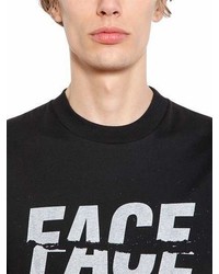Facetasm Face Printed Cotton Jersey T Shirt