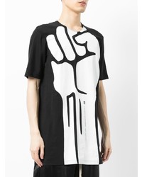 11 By Boris Bidjan Saberi Fist Print T Shirt