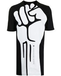 11 By Boris Bidjan Saberi Fist Print T Shirt