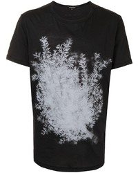 Ann Demeulemeester Foliage Print Cotton T Shirt