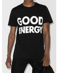 Moschino Good Energy Slogan Print T Shirt
