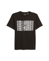 KARL LAGERFELD PARIS Got Karl Logo Cotton T Shirt