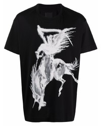 Givenchy Gothic Print Short Sleeve T Shirt