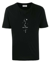Saint Laurent Graphic Logo Print T Shirt